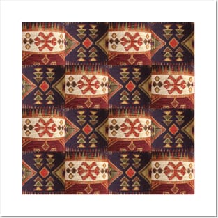 Armenian Traditional Woven Folk Art Fabric Posters and Art